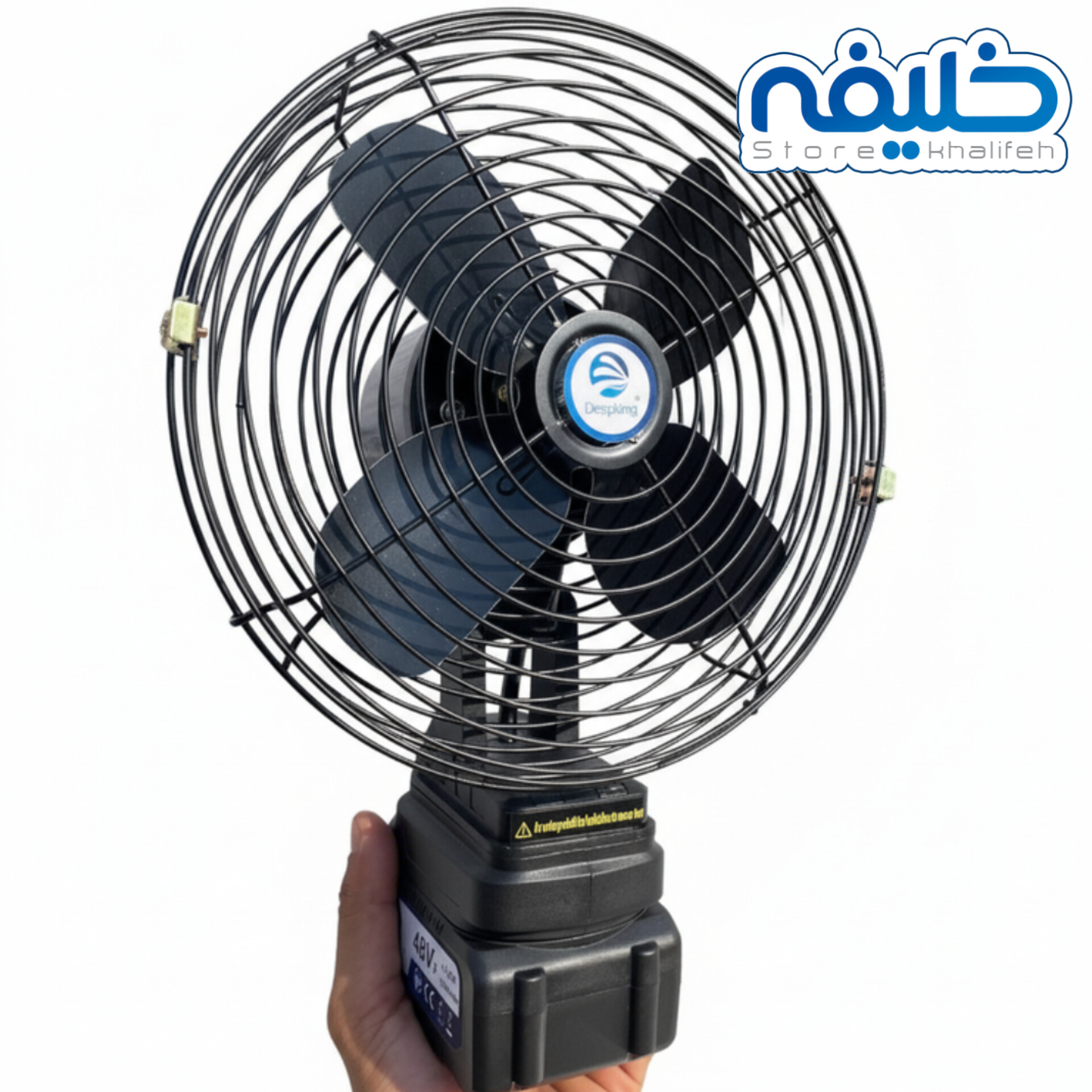 پنکه شارژی پروانه فلزی مدل DK-136