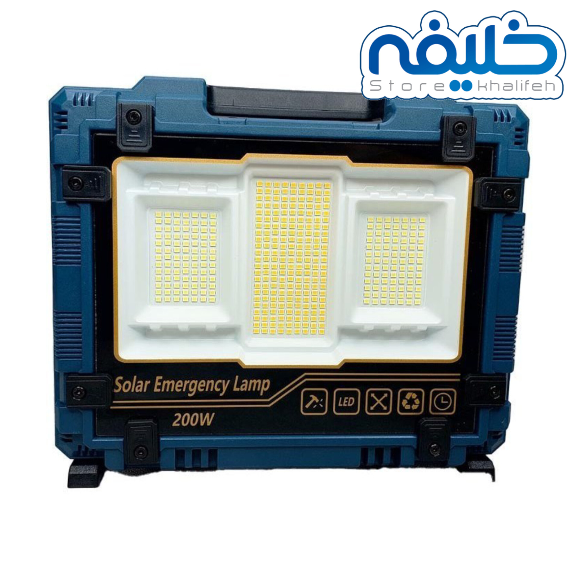 پروژکتور خورشیدی 200W پاور بانک دار مدلw8121-1